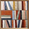 Cadence des livres | Oil And Acrylic Painting in Paintings by Sophie DUMONT.. Item composed of canvas in minimalism or contemporary style