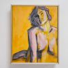 Mellow Yellow 2 | Oil And Acrylic Painting in Paintings by Ella Friberg