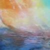 Sunset Horizon | Oil And Acrylic Painting in Paintings by Tom Boatright. Item composed of synthetic