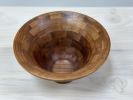 Wood-turned segmented bowl/open vessel(s) | Decorative Bowl in Decorative Objects by Wooden Imagination. Item made of wood works with contemporary & coastal style