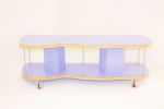 Amoeba Bench | Benches & Ottomans by akaye. Item made of wood with steel works with minimalism & contemporary style