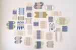 Custom Grouping of Woven Wall Works | Tapestry in Wall Hangings by Eliza Bentz | Credit Karma Inc in Charlotte. Item composed of bamboo & cotton compatible with boho and contemporary style