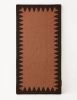 Handwoven Woolen Runner Rug | Rugs by Evergreen Carpets. Item composed of wool in boho or minimalism style