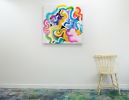 Confetti | Oil And Acrylic Painting in Paintings by Claire Desjardins. Item made of canvas with synthetic