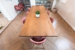 White Oak Conference Table | Tables by Dust & Spark. Item composed of oak wood & metal