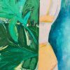 Hidden | 24 x 24 | Oil And Acrylic Painting in Paintings by Ella Friberg. Item made of wood works with contemporary & modern style