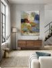 Traces of Tuesday | Oil And Acrylic Painting in Paintings by Shellie Garber Art. Item made of canvas works with contemporary style