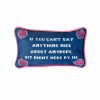 velvet GOSSIP GIRL sassy quote toss pillow | Pillows by Mommani Threads. Item made of fabric works with traditional & transitional style