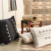 Kora White Small Lumbar Pillow | Pillows by Studio Variously