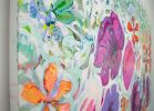 A Smattering of Spring | Oil And Acrylic Painting in Paintings by Claire Desjardins. Item made of canvas
