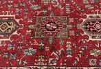 Vintage Red Tribal 3X13 Karajeh Persian Runner Rug | Rugs by Magic Rugs. Item made of cotton