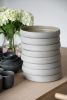 Stoneware Dinner Plates With High Sides "Concrete" | Dinnerware by Creating Comfort Lab. Item composed of stoneware