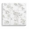 "Coastal Flow", Wall Sculpture Mounded on Wooden Boards | Wall Hangings by SevaCeramics. Item composed of wood and ceramic in japandi or coastal style