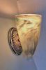 Custom Wall Sconce | Sconces by Rick Strini. STRINI ART GLASS. Item composed of brass and glass