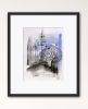 Watercolour landscape | Drawing in Paintings by Oplyart. Item composed of paper in contemporary or country & farmhouse style