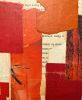 Color Field I Red | Collage in Paintings by Glen Gauthier