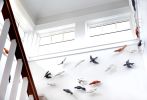 Flock in flight pattern | Wall Sculpture in Wall Hangings by Susan Hostetler Studio. Item composed of ceramic