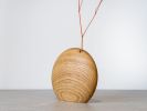 Kva Modern Wooden Vase Mini - Naturel Kestane | Vases & Vessels by Foia. Item composed of wood in boho or contemporary style