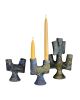 Candelabra | Candle Holder in Decorative Objects by Lisa B. Evans Ceramics. Item made of stoneware works with boho & mid century modern style
