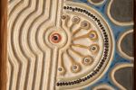 Abstract Sun No. 1 | Wall Sculpture in Wall Hangings by Clare and Romy Studio. Item made of ceramic works with boho & mid century modern style