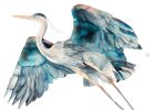 Heron No. 27 : Original Watercolor Painting | Paintings by Elizabeth Becker. Item composed of paper in boho or minimalism style