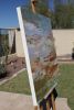 Large Acrylic Abstract Painting | Oil And Acrylic Painting in Paintings by Simona Gocan. Item made of canvas compatible with contemporary style