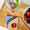 Monti Coaster Set | Tableware by 204 Haus Crafters. Item composed of wood in mid century modern or contemporary style