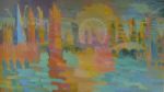 Gateway | Oil And Acrylic Painting in Paintings by Sara Twomey. Item made of synthetic
