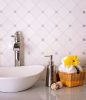 Diamond Thassos Marble Tile | Tiles by Tile Club. Item made of marble
