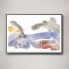 "Aria" Abstract Print in neutral tones | Prints by Daylight Dreams Editions. Item made of paper works with mid century modern & contemporary style