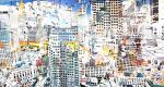 Ascension | Oil And Acrylic Painting in Paintings by Ben Schwab | Hub50House in Boston. Item made of canvas with synthetic