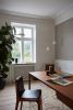FRONT – Minimalist Work Desk in Solid Walnut Wood | Tables by MOR Design. Item made of walnut compatible with minimalism and mediterranean style