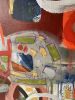 Good Old Silver Lining | Oil And Acrylic Painting in Paintings by Darlene Watson Abstract Artist. Item composed of canvas and synthetic