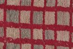 Vintage Moroccan Rug in Pink and Red Geometric Patterns | Area Rug in Rugs by Rug and Kilim