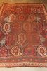 Antique Paisley Geometric Beige Red and Blue Wool Persian | Area Rug in Rugs by Rug and Kilim