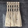 textural fiber woven wall hanging art | Macrame Wall Hanging in Wall Hangings by Sarmal Design. Item made of cotton with fiber works with boho & minimalism style