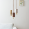 Lamp/One Collection Chandelier | Chandeliers by Formaminima. Item made of walnut with brass