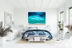 Private Collection:  Romancing the Sea Original Resin | Oil And Acrylic Painting in Paintings by MELISSA RENEE fieryfordeepblue  Art & Design. Item made of wood with synthetic works with contemporary & coastal style