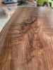 walnut single slab live edge table | Conference Table in Tables by Denali Furniture. Item composed of walnut and metal in mid century modern or country & farmhouse style