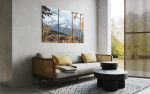 A Window to Winter | Triptych | Fine Art Print | Photography by Jess Ansik. Item composed of canvas and aluminum in boho or country & farmhouse style