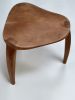 Sculpted/Artistic stool | Chairs by Wooden Imagination. Item composed of walnut