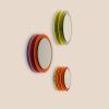 Set Cadabi, sunset wall mirrors | Decorative Objects by Andreas Berlin. Item composed of glass compatible with contemporary and art deco style