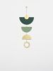 Frond Wall Hanging in Green | Wall Sculpture in Wall Hangings by Circle & Line. Item composed of brass compatible with contemporary and modern style