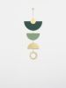 Frond Wall Hanging in Green | Wall Sculpture in Wall Hangings by Circle & Line. Item composed of brass compatible with contemporary and modern style