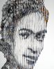 FRIDA FOREVER | Oil And Acrylic Painting in Paintings by Virginie SCHROEDER. Item composed of canvas and paper in art deco style
