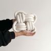 XL Star Knot | Fiber Sculpture | Wall Sculpture in Wall Hangings by Ana Salazar Atelier. Item made of cotton works with country & farmhouse & japandi style
