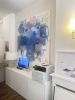 LA Pool Party | Oil And Acrylic Painting in Paintings by Laurie Kwo Art. Item composed of canvas compatible with contemporary and eclectic & maximalism style