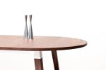 Sunny Side Up Dining Table | Tables by Wake the Tree Furniture Co. Item made of wood & metal compatible with minimalism and mid century modern style