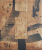 Stillness | Mixed Media in Paintings by PUGMATIK. Item made of canvas with paper works with contemporary & japandi style