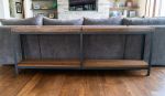 White Oak & Steel Sofa Table | Console Table in Tables by Dust & Spark. Item made of wood with steel